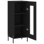 Aparador de madera contrachapada negro 34,5x34x90 cm de vidaXL, Aparadores - Ref: Foro24-828805, Precio: 64,35 €, Descuento: %