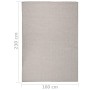 Alfombra de exterior de tejido plano gris taupe 140x200 cm de vidaXL, Alfombras - Ref: Foro24-340783, Precio: 65,81 €, Descue...