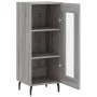 Sonoma gray engineered wood sideboard 34.5x34x90 cm by vidaXL, Sideboards - Ref: Foro24-828818, Price: 61,82 €, Discount: %
