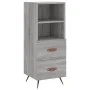 Aparador madera de ingeniería gris Sonoma 34,5x34x90 cm de vidaXL, Aparadores - Ref: Foro24-828642, Precio: 48,24 €, Descuent...