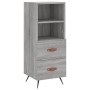 Sonoma graues Sideboard aus Holzwerkstoff, 34,5 x 34 x 90 cm von vidaXL, Sideboards - Ref: Foro24-828642, Preis: 54,12 €, Rab...