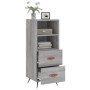 Sonoma graues Sideboard aus Holzwerkstoff, 34,5 x 34 x 90 cm von vidaXL, Sideboards - Ref: Foro24-828642, Preis: 54,12 €, Rab...