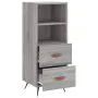 Aparador madera de ingeniería gris Sonoma 34,5x34x90 cm de vidaXL, Aparadores - Ref: Foro24-828642, Precio: 48,24 €, Descuent...