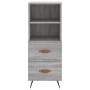 Sonoma graues Sideboard aus Holzwerkstoff, 34,5 x 34 x 90 cm von vidaXL, Sideboards - Ref: Foro24-828642, Preis: 54,12 €, Rab...