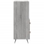 Sonoma graues Sideboard aus Holzwerkstoff, 34,5 x 34 x 90 cm von vidaXL, Sideboards - Ref: Foro24-828642, Preis: 54,12 €, Rab...