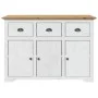 BODO sideboard made of solid white and brown pine wood 115.5x44x80 cm by vidaXL, Sideboards - Ref: Foro24-355066, Price: 253,...