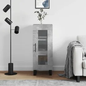 Concrete gray plywood sideboard 34.5x34x90 cm by vidaXL, Sideboards - Ref: Foro24-828824, Price: 62,71 €, Discount: %