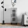 Concrete gray plywood sideboard 34.5x34x90 cm by vidaXL, Sideboards - Ref: Foro24-828824, Price: 62,71 €, Discount: %