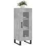 Aparador de madera contrachapada gris hormigón 34,5x34x90 cm de vidaXL, Aparadores - Ref: Foro24-828824, Precio: 63,51 €, Des...