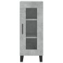 Aparador de madera contrachapada gris hormigón 34,5x34x90 cm de vidaXL, Aparadores - Ref: Foro24-828824, Precio: 63,51 €, Des...