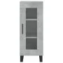 Concrete gray plywood sideboard 34.5x34x90 cm by vidaXL, Sideboards - Ref: Foro24-828824, Price: 62,71 €, Discount: %