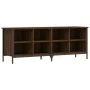 Oak brown engineered wood shoe rack 131x35x50 cm by vidaXL, Shoe racks and shoe organizers - Ref: Foro24-831852, Price: 50,58...