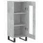 Concrete gray plywood sideboard 34.5x34x90 cm by vidaXL, Sideboards - Ref: Foro24-828824, Price: 62,71 €, Discount: %