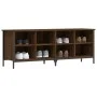 Oak brown engineered wood shoe rack 131x35x50 cm by vidaXL, Shoe racks and shoe organizers - Ref: Foro24-831852, Price: 50,58...