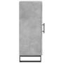 Aparador de madera contrachapada gris hormigón 34,5x34x90 cm de vidaXL, Aparadores - Ref: Foro24-828824, Precio: 63,51 €, Des...