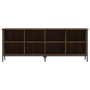 Oak brown engineered wood shoe rack 131x35x50 cm by vidaXL, Shoe racks and shoe organizers - Ref: Foro24-831852, Price: 50,58...