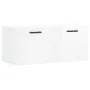Glossy white engineered wood wall cabinet 80x36.5x35 cm by vidaXL, Lockers and storage cabinets - Ref: Foro24-830078, Price: ...