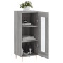 Sonoma gray engineered wood sideboard 34.5x34x90 cm by vidaXL, Sideboards - Ref: Foro24-828786, Price: 58,35 €, Discount: %