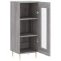 Sonoma gray engineered wood sideboard 34.5x34x90 cm by vidaXL, Sideboards - Ref: Foro24-828786, Price: 58,35 €, Discount: %