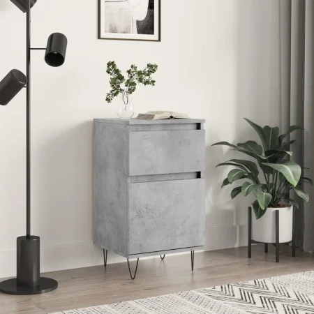 Engineered wood sideboard in concrete gray, 40x35x70 cm by vidaXL, Sideboards - Ref: Foro24-831156, Price: 48,58 €, Discount: %