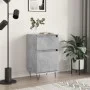 Engineered wood sideboard in concrete gray, 40x35x70 cm by vidaXL, Sideboards - Ref: Foro24-831156, Price: 48,58 €, Discount: %