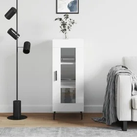 Glossy white plywood sideboard 34.5x34x90 cm by vidaXL, Sideboards - Ref: Foro24-828814, Price: 66,20 €, Discount: %