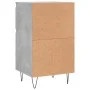 Engineered wood sideboard in concrete gray, 40x35x70 cm by vidaXL, Sideboards - Ref: Foro24-831156, Price: 48,58 €, Discount: %