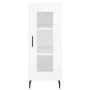 Hochglanzweißes Sperrholz-Sideboard 34,5 x 34 x 90 cm von vidaXL, Sideboards - Ref: Foro24-828814, Preis: 66,20 €, Rabatt: %