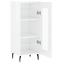 Hochglanzweißes Sperrholz-Sideboard 34,5 x 34 x 90 cm von vidaXL, Sideboards - Ref: Foro24-828814, Preis: 67,03 €, Rabatt: %
