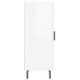 Aparador de madera contrachapada blanco brillante 34,5x34x90 cm de vidaXL, Aparadores - Ref: Foro24-828814, Precio: 66,20 €, ...