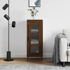 Aparador madera de ingeniería marrón roble 34,5x34x90 cm de vidaXL, Aparadores - Ref: Foro24-828819, Precio: 62,18 €, Descuen...