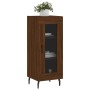 Braunes Sideboard aus Holzwerkstoff Eiche 34,5x34x90 cm von vidaXL, Sideboards - Ref: Foro24-828819, Preis: 62,98 €, Rabatt: %