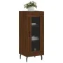 Braunes Sideboard aus Holzwerkstoff Eiche 34,5x34x90 cm von vidaXL, Sideboards - Ref: Foro24-828819, Preis: 62,18 €, Rabatt: %