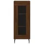 Engineered wood brown oak sideboard 34.5x34x90 cm by vidaXL, Sideboards - Ref: Foro24-828819, Price: 62,18 €, Discount: %