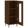 Engineered wood brown oak sideboard 34.5x34x90 cm by vidaXL, Sideboards - Ref: Foro24-828819, Price: 62,18 €, Discount: %