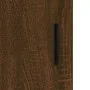 Engineered wood brown oak sideboard 34.5x34x90 cm by vidaXL, Sideboards - Ref: Foro24-828819, Price: 62,18 €, Discount: %