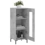 Concrete gray plywood sideboard 34.5x34x90 cm by vidaXL, Sideboards - Ref: Foro24-828800, Price: 59,71 €, Discount: %