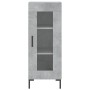 Betongraues Sperrholz-Sideboard 34,5 x 34 x 90 cm von vidaXL, Sideboards - Ref: Foro24-828800, Preis: 60,49 €, Rabatt: %