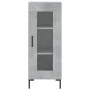 Concrete gray plywood sideboard 34.5x34x90 cm by vidaXL, Sideboards - Ref: Foro24-828800, Price: 59,71 €, Discount: %