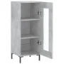 Concrete gray plywood sideboard 34.5x34x90 cm by vidaXL, Sideboards - Ref: Foro24-828800, Price: 59,71 €, Discount: %