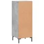 Concrete gray plywood sideboard 34.5x34x90 cm by vidaXL, Sideboards - Ref: Foro24-828800, Price: 59,71 €, Discount: %