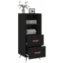 Black plywood sideboard 34.5x34x90 cm by vidaXL, Sideboards - Ref: Foro24-828637, Price: 65,10 €, Discount: %