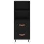 Black plywood sideboard 34.5x34x90 cm by vidaXL, Sideboards - Ref: Foro24-828637, Price: 65,10 €, Discount: %