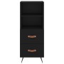 Schwarzes Sperrholz-Sideboard 34,5 x 34 x 90 cm von vidaXL, Sideboards - Ref: Foro24-828637, Preis: 65,84 €, Rabatt: %