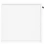 White engineered wood wall cabinet 80x36.5x35 cm by vidaXL, Lockers and storage cabinets - Ref: Foro24-830084, Price: 50,48 €...