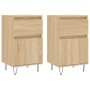 Sideboards 2 Stück, Holzwerkstoff Sonoma-Eiche 40x35x70 cm von vidaXL, Sideboards - Ref: Foro24-831155, Preis: 63,98 €, Rabat...