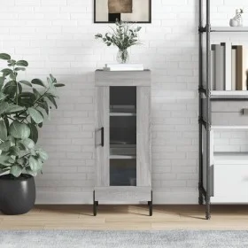 Engineered wood gray Sonoma sideboard 34.5x34x90 cm by vidaXL, Sideboards - Ref: Foro24-828810, Price: 64,43 €, Discount: %
