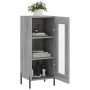 Engineered wood gray Sonoma sideboard 34.5x34x90 cm by vidaXL, Sideboards - Ref: Foro24-828810, Price: 65,22 €, Discount: %