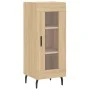 Sonoma oak plywood sideboard 34.5x34x90 cm by vidaXL, Sideboards - Ref: Foro24-828815, Price: 60,35 €, Discount: %