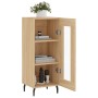 Aparador madera contrachapada color roble Sonoma 34,5x34x90 cm de vidaXL, Aparadores - Ref: Foro24-828815, Precio: 61,04 €, D...